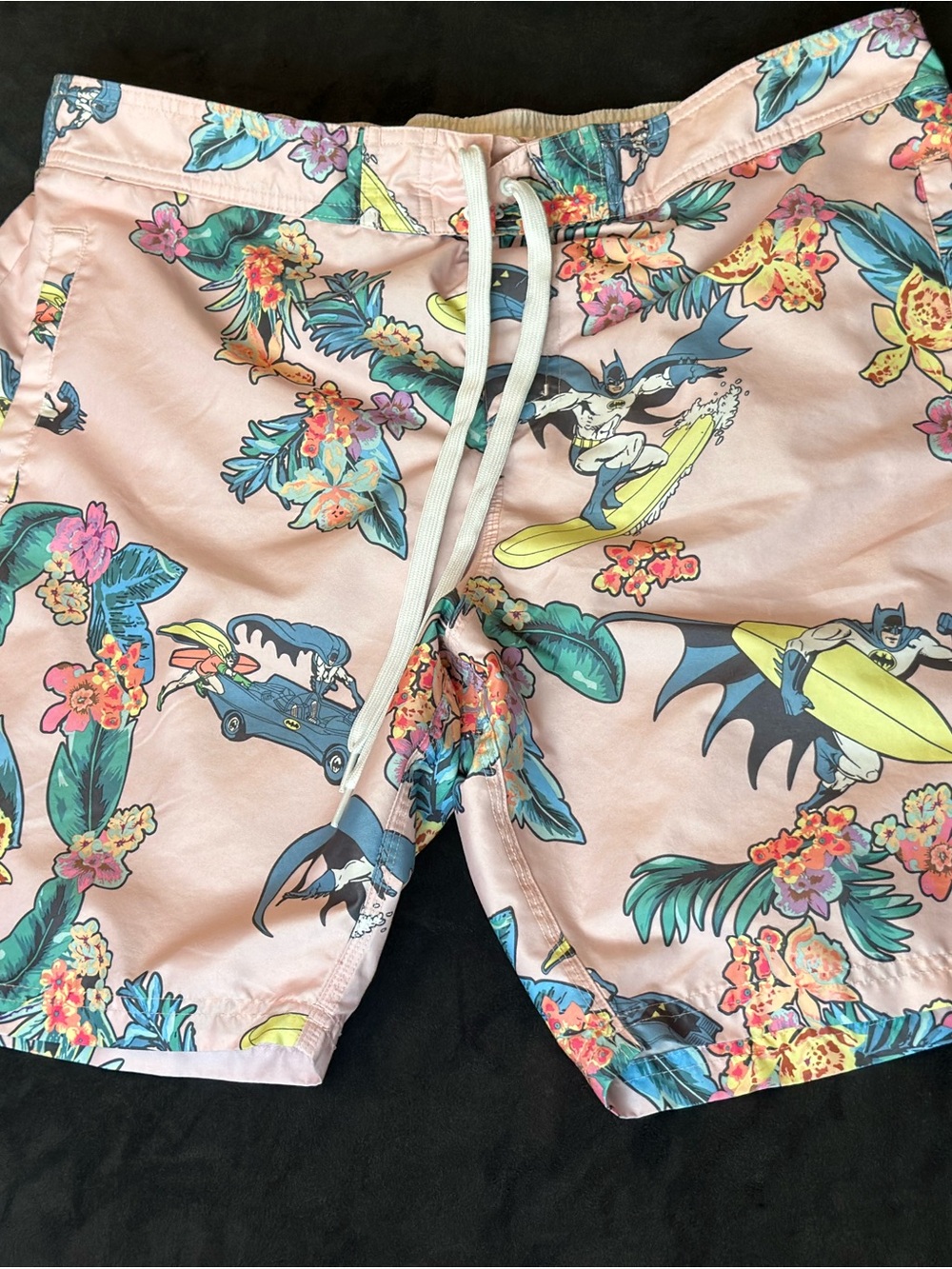 Batman Pink Tropical Surf Hybrid Shorts